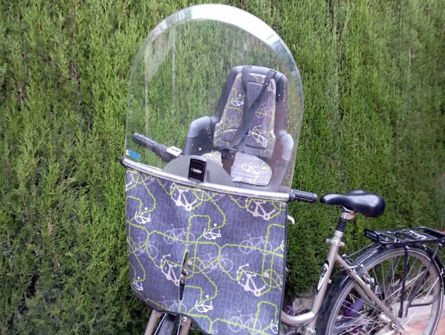 silla bicicleta delantera para niño Bobike
