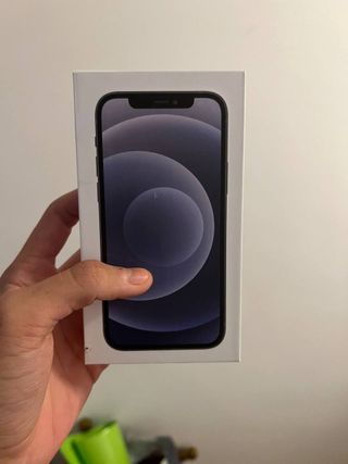 Caja iphone 12 mini azul