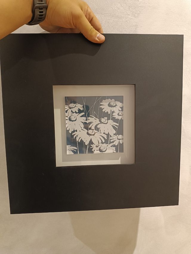 Pareja cuadros flores