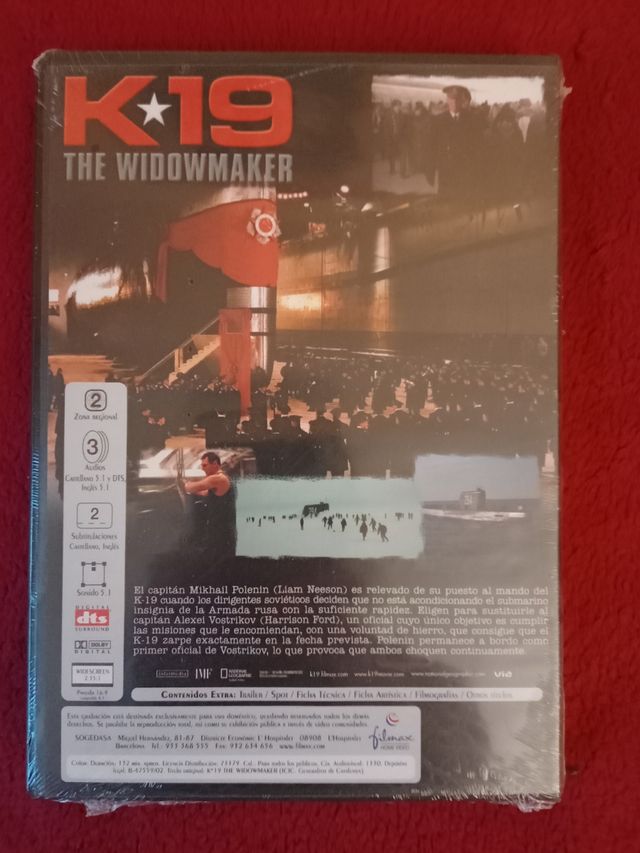 "K19: The Widowmaker" en DVD 