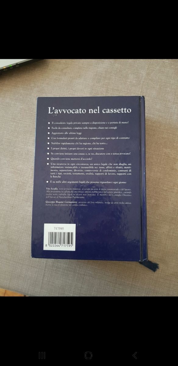 libro "l'avvocato nel cassetto"