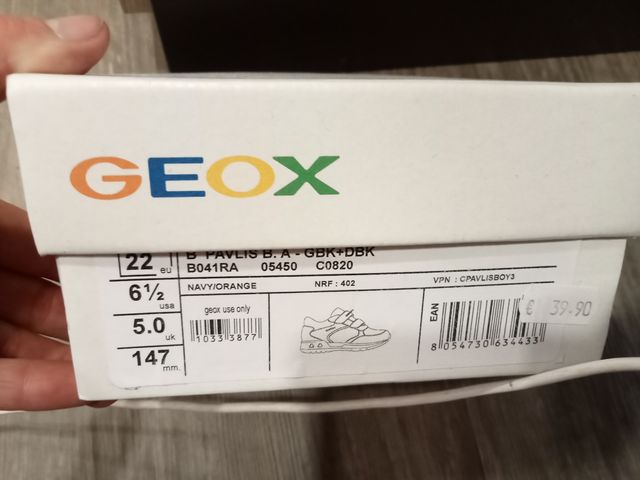scarpe bimbo Geox n.22