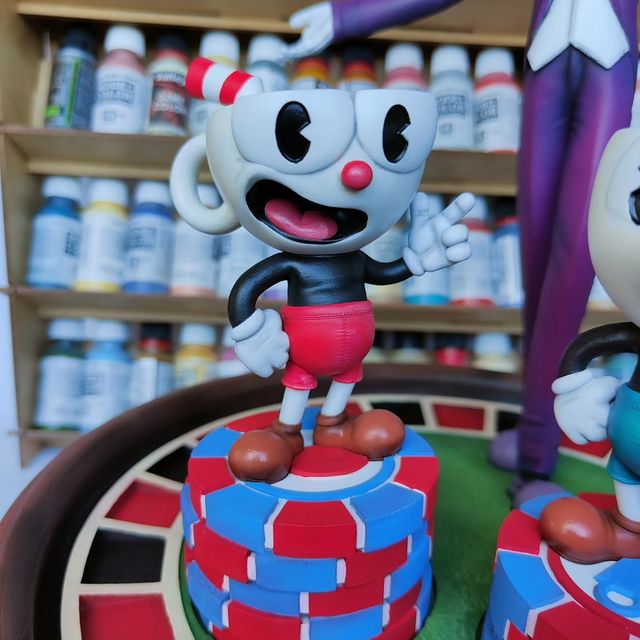 Cuphead VS Rey Dado - Cuphead