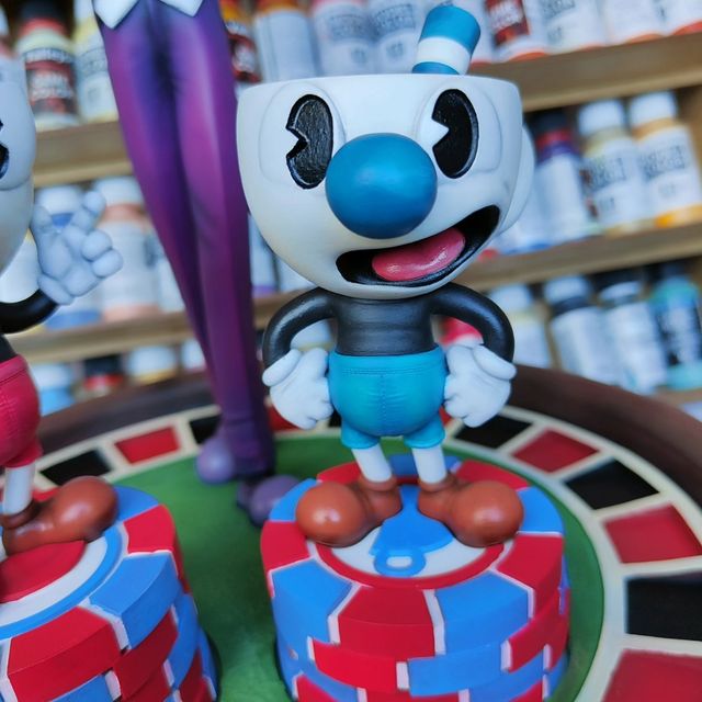 Cuphead VS Rey Dado - Cuphead