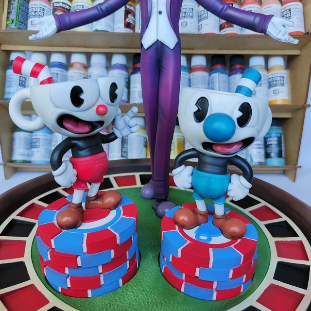 Cuphead VS Rey Dado - Cuphead