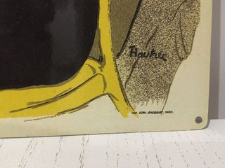 Poster su metallo di Toulouse Lautrec