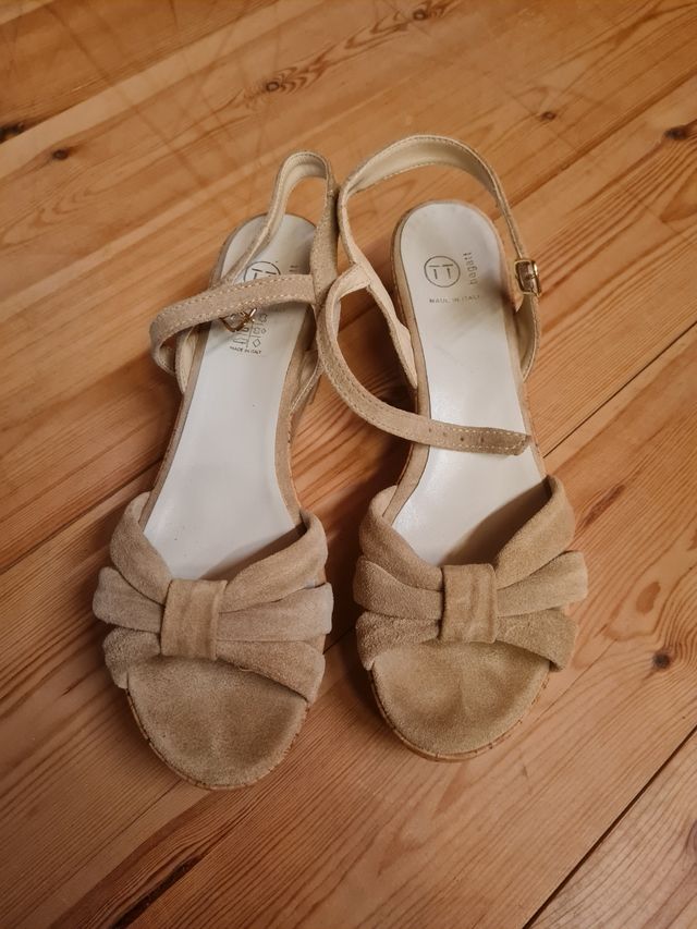 sandali donna con zeppa