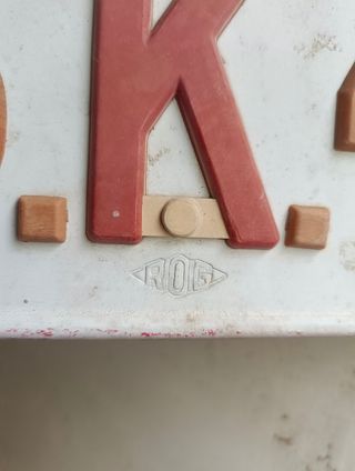 Matrícula Belga antigua años 70/80