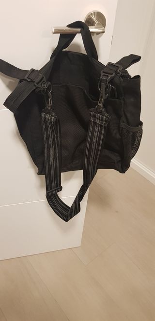 Bolsa para silla de paseo, negra.
