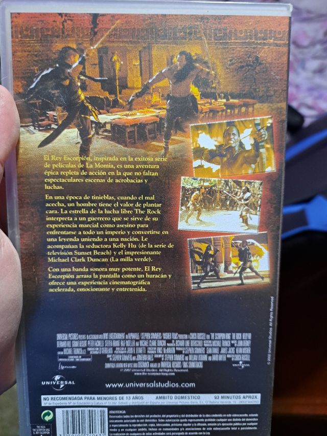 El rey escorpion VHS