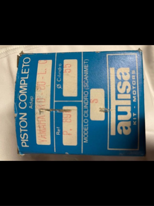 Pistón completo Autisa Yamaha RD 80 55mm