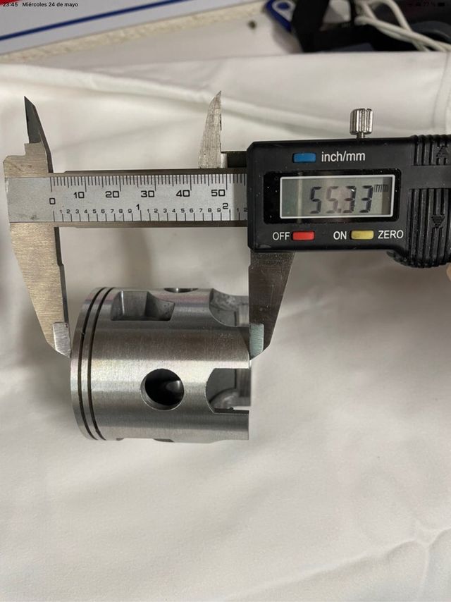 Pistón completo Autisa Yamaha RD 80 55mm