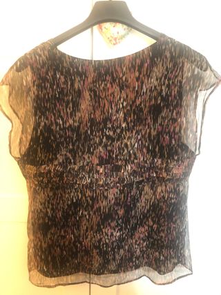 IKKS  camiseta gasa negro