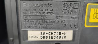 Minicadena Panasonic