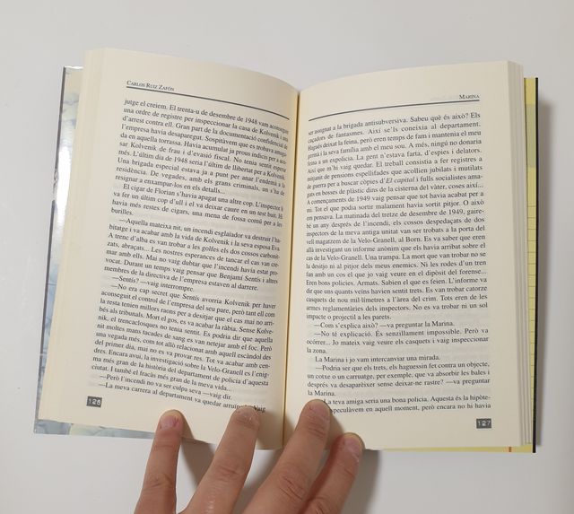Libro Marina, Carlos Ruiz Zafón
