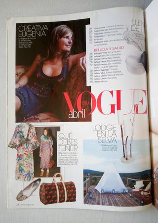 REVISTA VOGUE Nº205 - ABRIL AÑO 2005