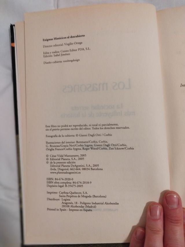 Los Masones. César Vidal