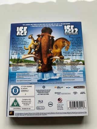 Lote Blue Ray Ice Age 1, 2 y 3