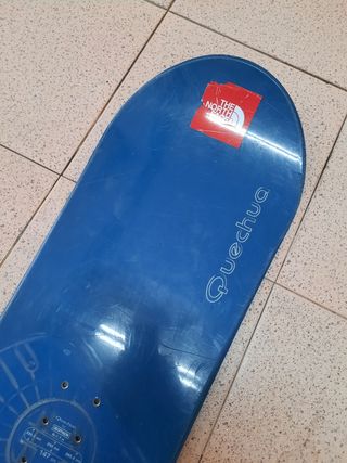 Tabla snow recien encerada