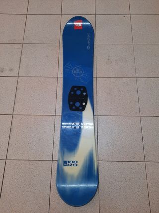 Tabla snow recien encerada