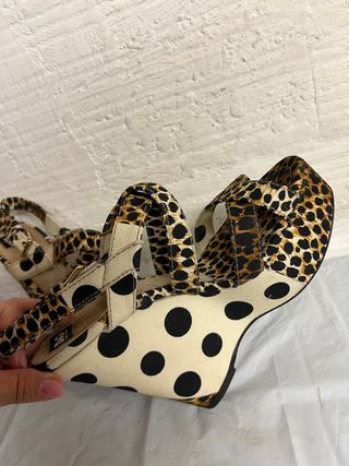 SANDALIAS DOLCE & GABBANA LEOPARDO/TOPOS T. 39