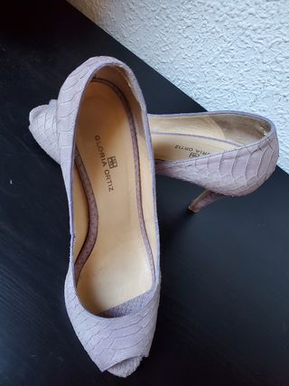 Zapatos peep toe Gloria Ortiz talla 38