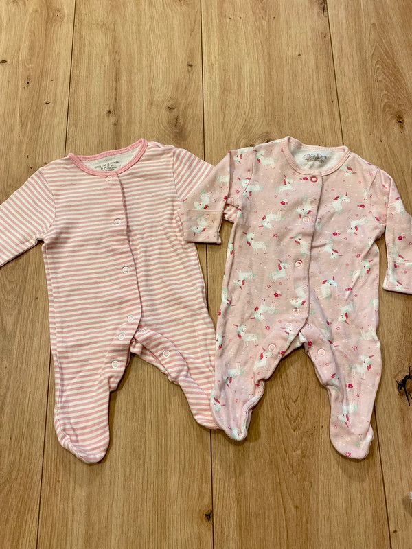 Pack pijamas rosas para bebé