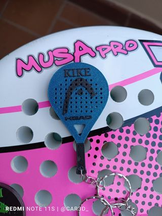 Llavero PERSONALIZADO RAQUETA PADEL