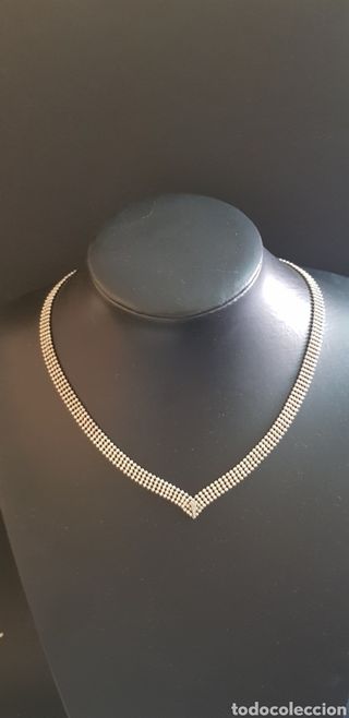 #226 CONJUNTO GARGANTILLA Y PULSERA PLATA 925