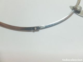 # 270 Gargantilla rígida plata de ley 925 12cm dia