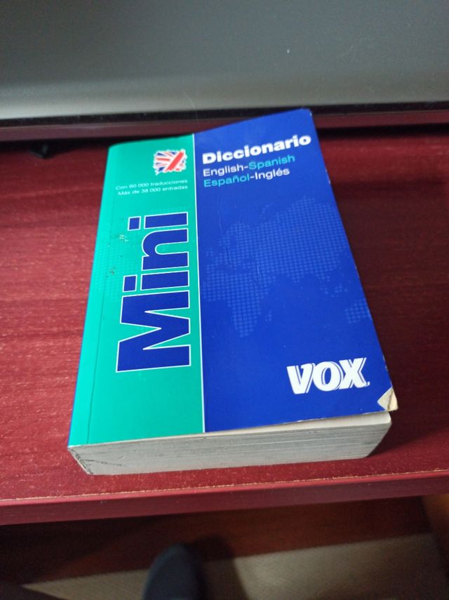 mini diccionario ingles a español