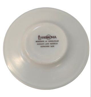 Tazas con platos harmonia antiguas