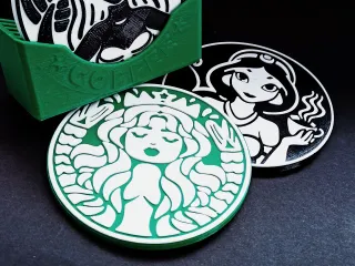 Posavasos personalizados 3D