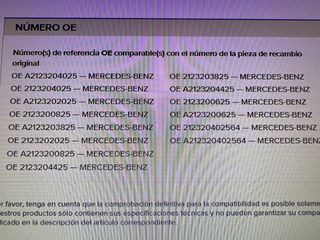 Muelle Neumático Mercedes Clase E W212