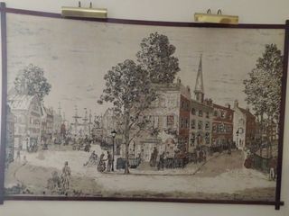 Rebajas Tapiz enmarcado muy grande