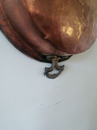 tegame in rame vintage