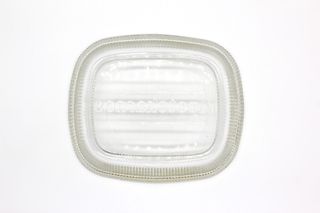 Cenicero vintage de vidrio, publicidad Apotekarnes