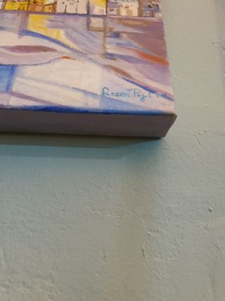 Cuadro lienzo firmado