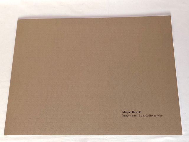 Cahier de Félins, Miquel Barceló