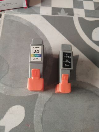 tinta canon bci 24 sin usar y 21
