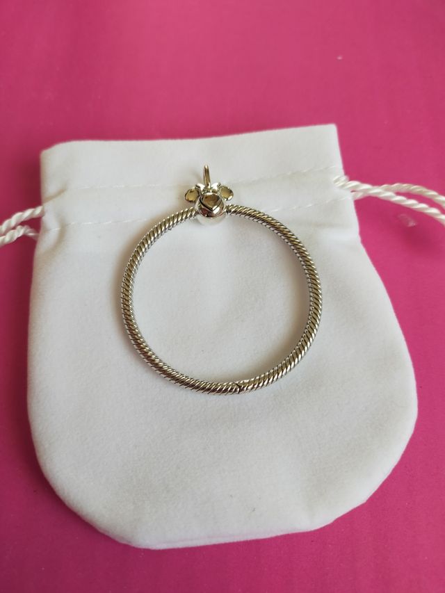 colgante como Pandora de plata de ley