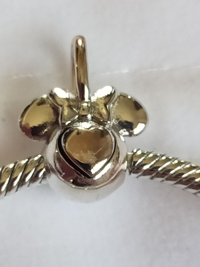 colgante como Pandora de plata de ley