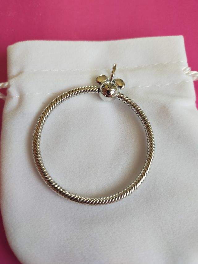 colgante como Pandora de plata de ley