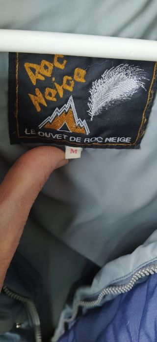 Chaqueta plumas vintage mujer