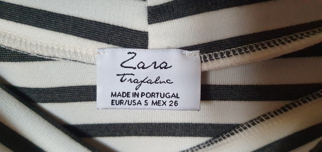 Vestido rayas Zara
