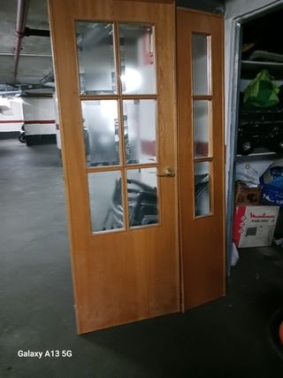 puerta doble del comedor