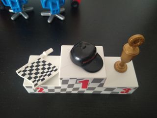 Playmobil. Complementos carreras de coche.