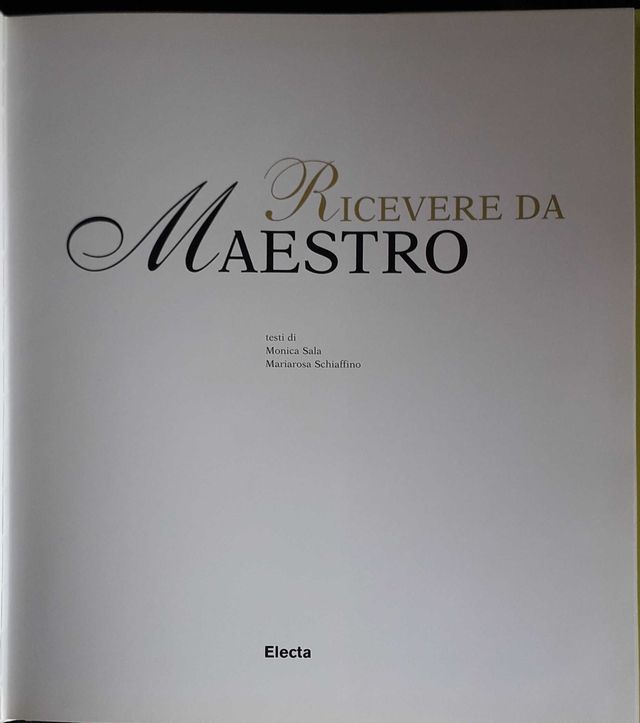 Libro di cultura "Ricevere da Maestro"