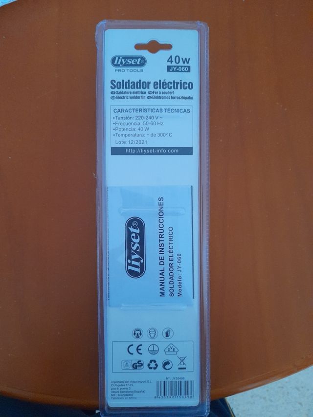 soldador electrico Liyset  40w
