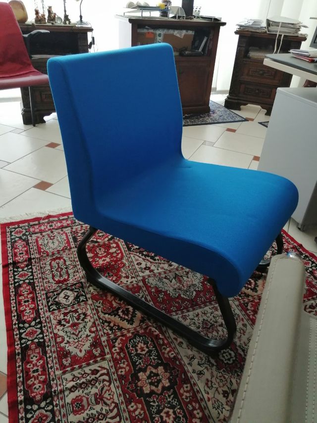 Poltrona Attesa In Tessuto Ignifugo